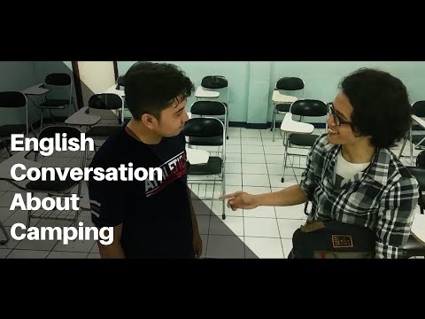 English Conversation About Camping