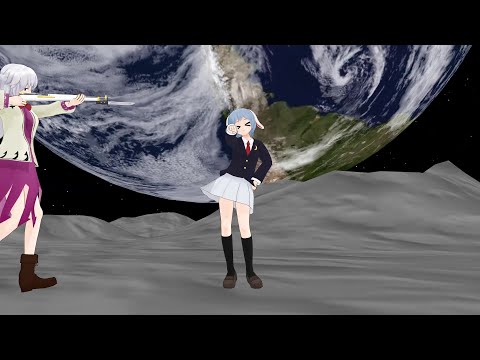 Meanwhile on the Moon [touhou mmd]