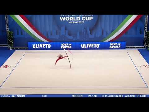 Polina Karika UKR Ribbon AA WC MILANO 2023