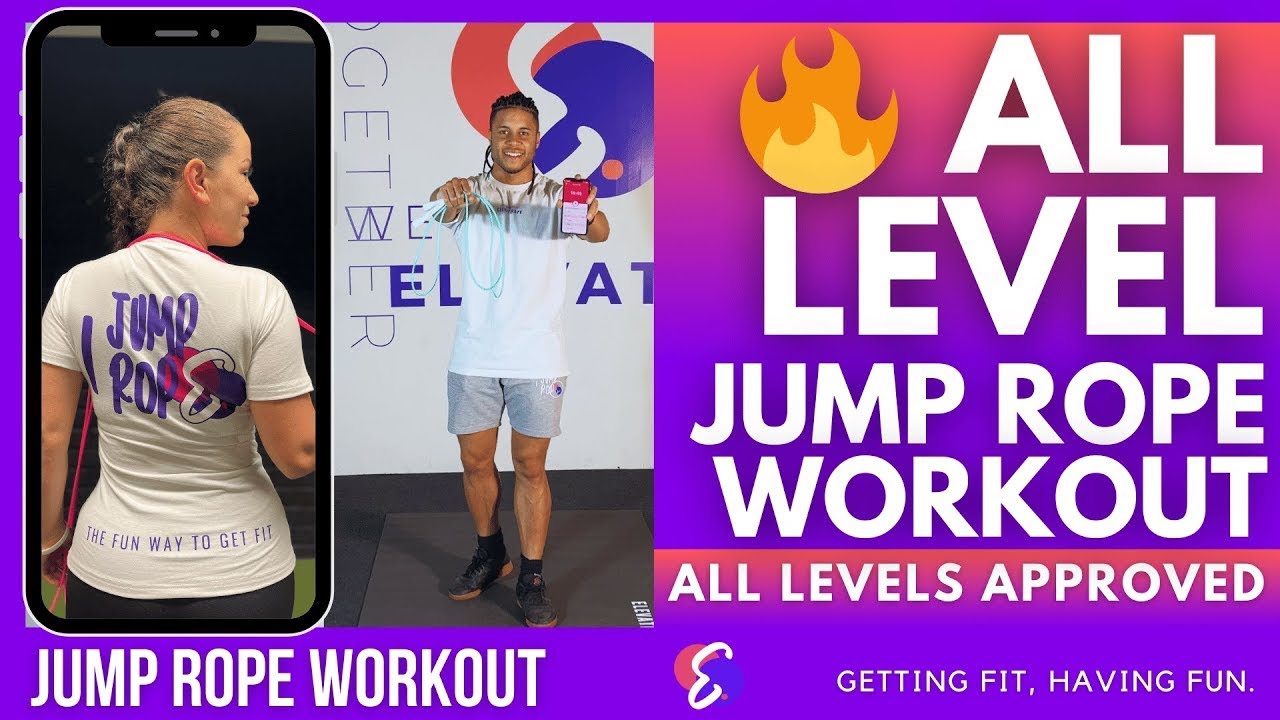  Geraldo Alken demonstrates a full-body jump rope workout combining cardio and bodyweight exercises.