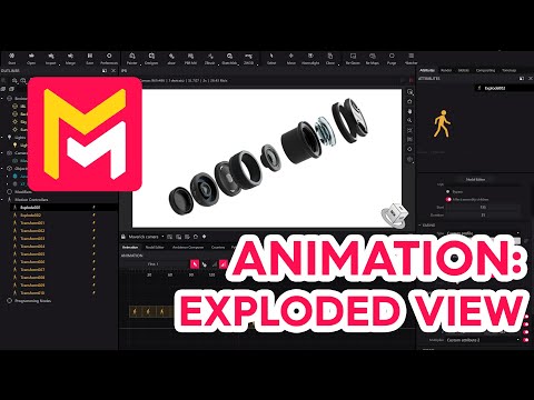 Maverick Render Product Viz Animation Exploded View