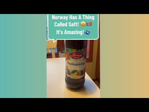 Norway Has a Thing Called Saft. It’s AMAZING! 🍇