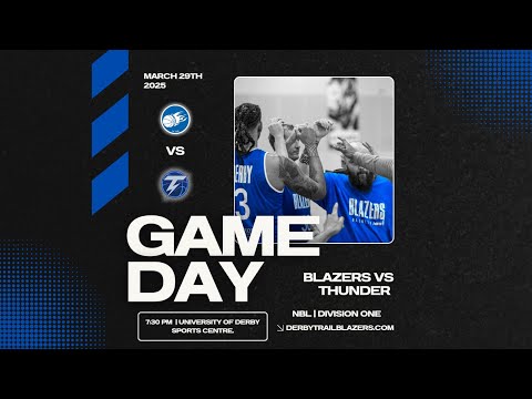 Derby Trailblazers vs Worthing Thunder 29.3.25 (Software issues Q1)