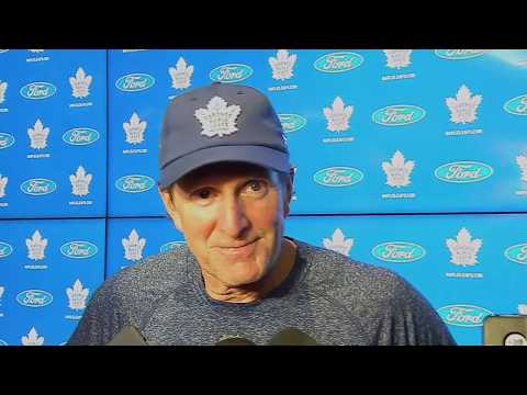 Maple Leafs Practice: Mike Babcock - October 28, 2019