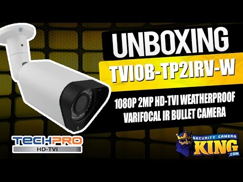 Unboxing - 1080p 2MP HD-TVI Weatherproof Varifocal IR Bullet Camera - TVIOB-TP2IRV-W