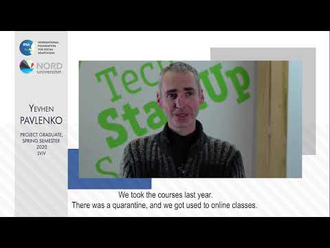 Video feedback of Yevhen Pavlenko, graduate of the Ukraine-Norway project
