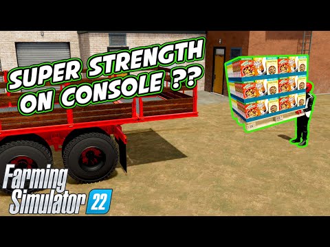 How To Lift Full Pallets By Hand On Console | Farming Simulator 22