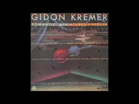 Gidon Kremer plays Schubert-Ernst 'Erlkönig' for solo violin