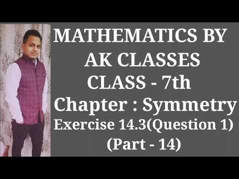 Ex.14.3 Q1 Chapter:14 Symmetry | Ncert Maths Class 7 | Cbse