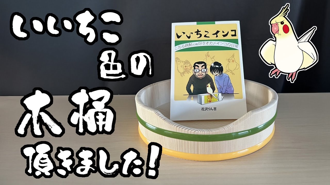 「水浴びOK（桶）」頂きました！