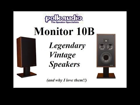 Polk Monitor 10B - My Favorite Vintage Speaker