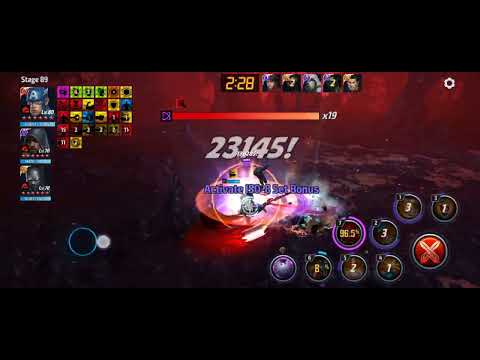 Captain America vs Knull stage 89 [Marvel Future Fight]