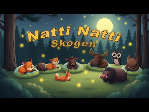 Godnattsaga För Barn - Natti Natti i Skogen | Sovdagsvideo Med Djur