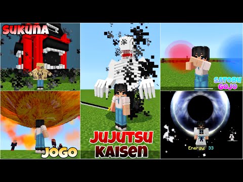 EPIC Jujutsu Kaisen Addon for Minecraft PE 1.20!!