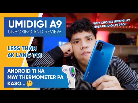 UMIDIGI A9: Unboxing and Review (Android 11 with Infrared Thermometer!!)