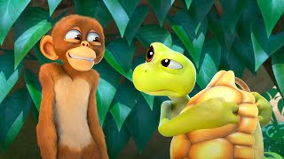 Download lagu Jungle Beat - Teman Baru | Kompilasi | Kartun Anak-Anak Lucu Baru mp3