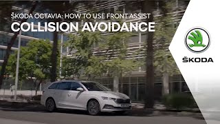  OCTAVIA: How to use Front Assist - Collision Avoidance Trailer