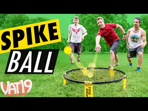 Spikeball: Energetic game combining volleyball and four square.