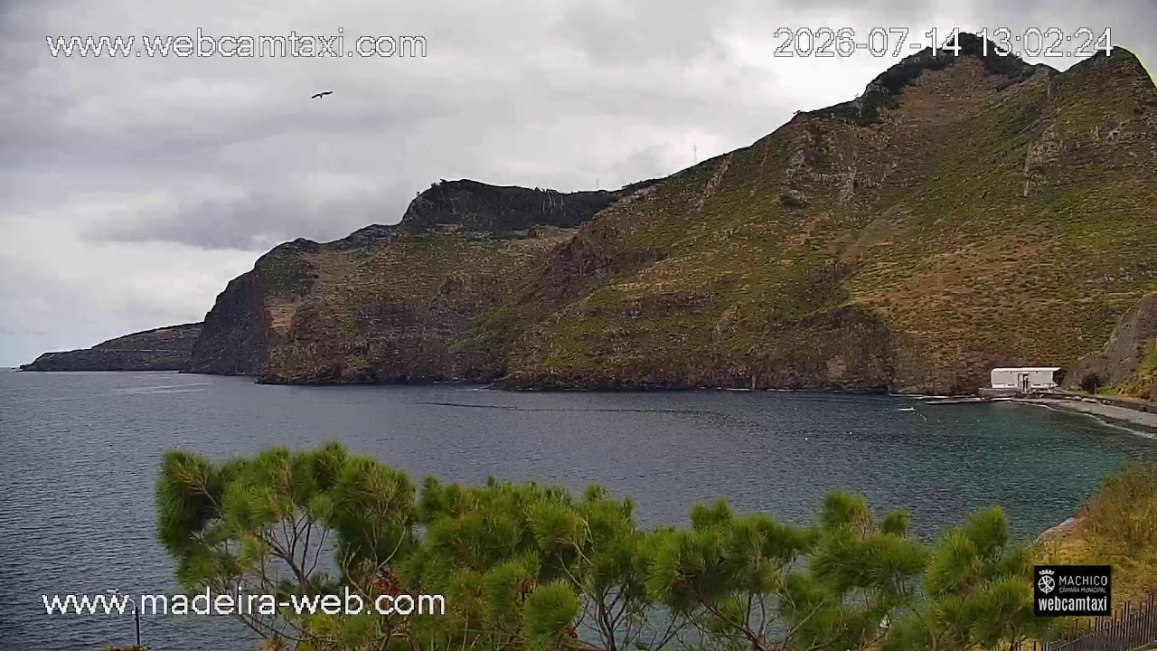 Live webcam view of Caniçal Cove Beach