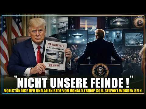 "Sie sind keine Feinde!" - Trumps UFO & Alien Rede veröffentlicht (Gerücht!)