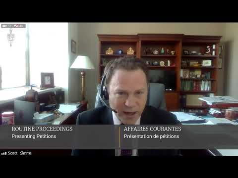 Scott Simms, MP Presents Petition on the Gander Airport