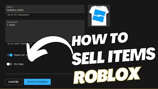 How to sell roblox items without premium | Sell items on roblox