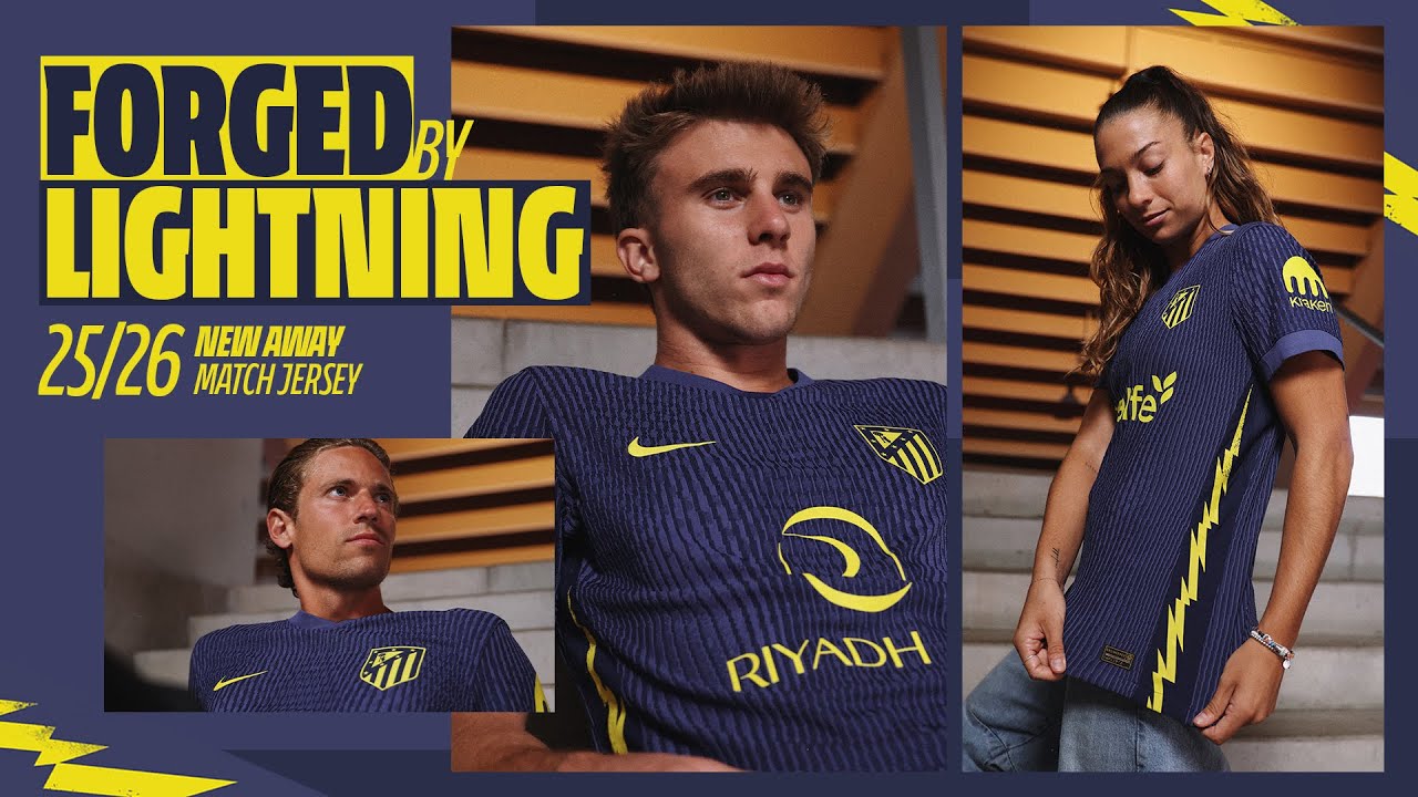 Atlético de Madrid introduces his second kit for the 2025/26 season! ⚡