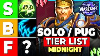 Midnight Solo/PUG DPS Tier List — Full Breakdown & Transcript