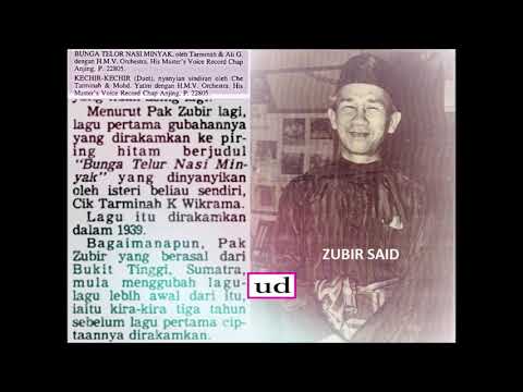 Tarminah & Ali G. dgn HMV Orchestra - Bunga Telur Nasi Minyak (Zubir Said) - 1939