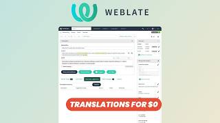 Weblate: Free Open Source Alternative to Crowdin & Lokalise