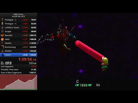 Wild Arms Speedrun Clip - Paralysis on Tuvai