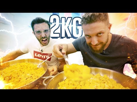 2Kg di CARBONARA 🥚 sfida contro xMurry  🐟 TheMerluzz Vs Food