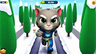 Talking Tom Gold Run Christmas Update - Hyper Tom vs Roy Raccoon - Fun Tom Games