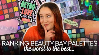 RANKING *ALL* MY BEAUTY BAY LIMITED EDITION EYESHADOW PALETTES! Cruelty Free & Affordable Makeup