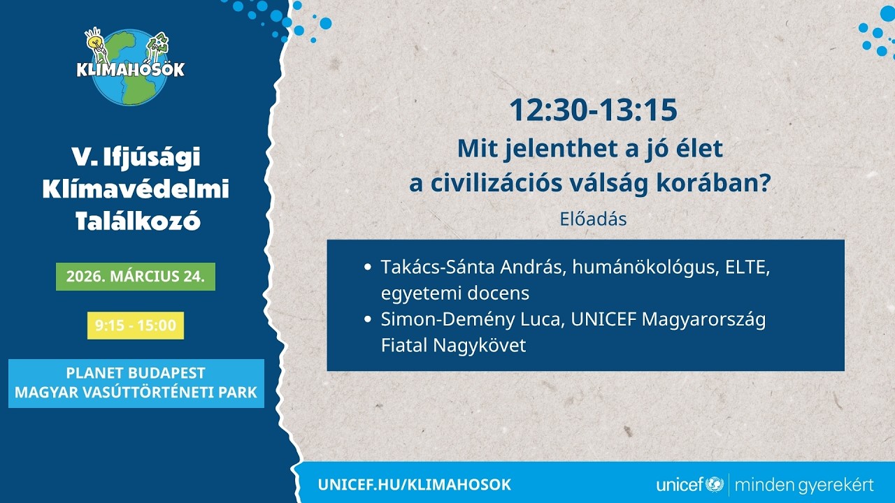 Mit jelenthet a jó élet a civilizációs válság korában?