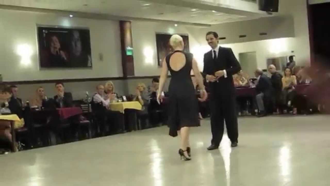 Nicholas Tapia & Stephanie Berg at Milonga la Baldosa 8-8-14