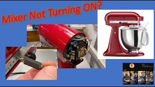 KitchenAid Mixer — Not Turning On? No Power? Check for Bad Motor or Speed Controller
