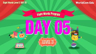 Sight Words 100 Level 3. 05.Day ( Full Movies ) 영어학습프로그램