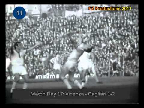 Italian Serie A Top Scorers: 1969-1970 Gigi Riva (Cagliari) 21 goals