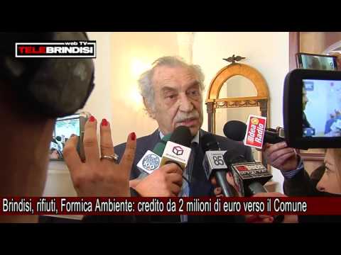 Brindisi, rifiuti, Formica Ambiente: credito da 2 milioni di euro verso il Comune