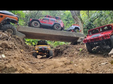 Abschnitt 1 RC Crawler Park Parkour Scale Eigenbau