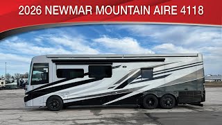 A preview image of the linked video showcasing 2026 Newmar Mountain Aire 4118