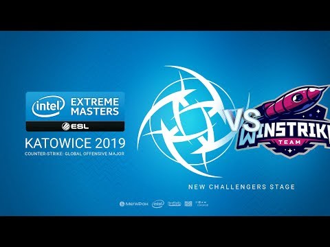 NiP vs Winstrike - IEM Season XIII - Katowice Major 2019 - bo1 - de_train [Anishared & MintGod]