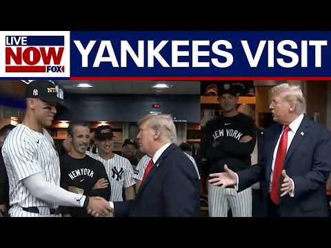 Video | Trump in Yankees Clubhouse on Sept. 11th | LiveNOW from FOX