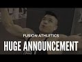 HUGE CONTEST ANNOUNCEMENT AND PROMO FROM FUSION ATHLETICS