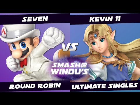 SeVen (Mario) vs Kevin 11 (Zelda, Daisy) - Smash @ Windu's 114 - Round Robin