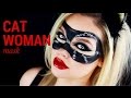Viral Cat Woman Mask Face Paint Halloween Tutorial, Video cat face template terupdate!