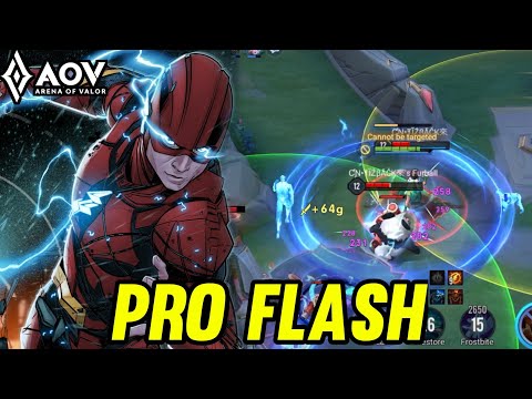 AOV : FLASH GAMEPLAY | PRO FLASH - ARENA OF VALOR LIÊNQUÂNMOBILE ROV