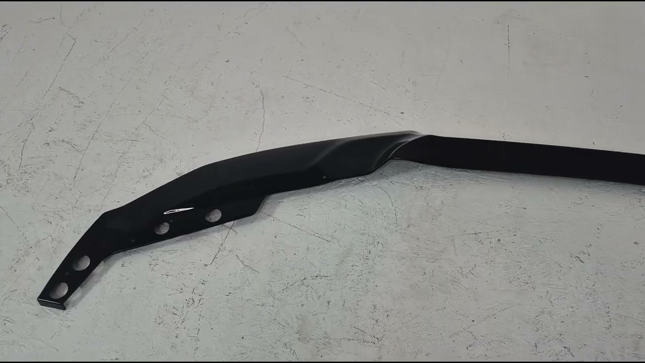 BMW serija 4 F32/F33/F36 2012–2020 Sprednji lip spojler CS-Style (za M4, črn visok sijaj) Video 1