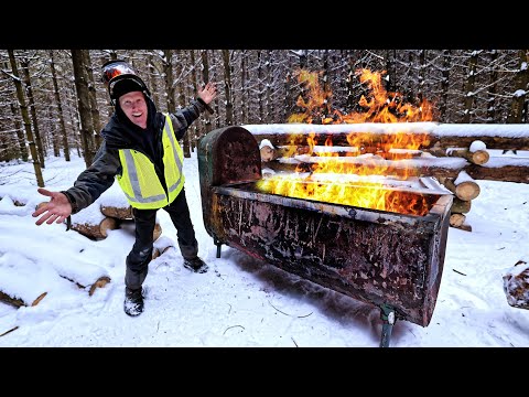 Building a $5 Maple Syrup Evaporator worth THOUSANDS! (for the off grid cabin)
